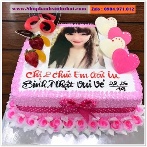 Bánh Sinh Nhật In Hình Ảnh - H257